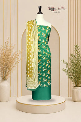 Rijja premium digital printed lawn 3 piece suit