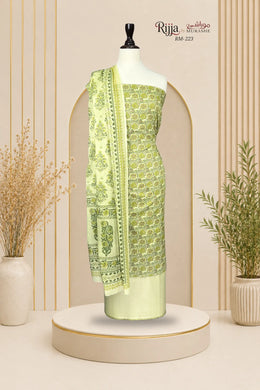 Elegant printed doria lawn 3 piece outfit