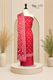 Digital floral printed unstitched lawn suit