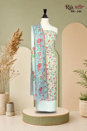 Premium unstitched 3 piece lawn design