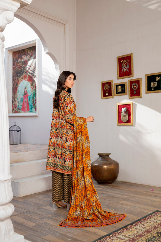 Hana MFDS-F4-HA-3P-05 Luxury Lawn Three Piece