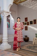 Hana MFDS-F4-HA-3P-07 Luxury Lawn Three Piece - MURASHE
