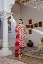 Hana MFDS-F4-HA-3P-07 Luxury Lawn Three Piece - MURASHE