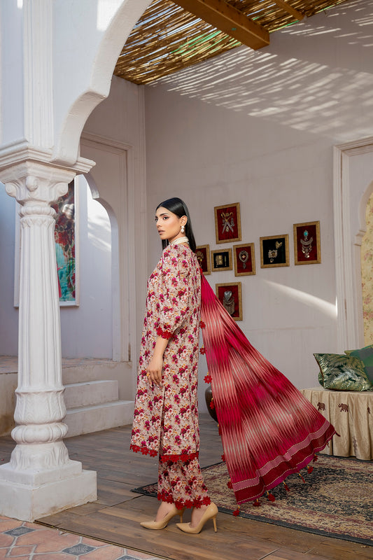 Hana MFDS-F4-HA-3P-07 Luxury Lawn Three Piece