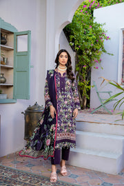 Hana MFDS-F4-HA-3P-04 Luxury Lawn Three Piece - MURASHE