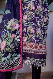 Hana MFDS-F4-HA-3P-04 Luxury Lawn Three Piece - MURASHE