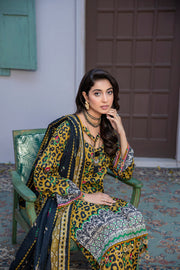 Hana MFDS-F4-HA-3P-08 Luxury Lawn Three Piece - MURASHE