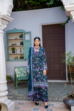 Hana MFDS-F4-HA-3P-10 Luxury Lawn Three Piece - MURASHE