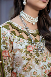 Hana MFDS-F4-HA-3P-02 Luxury Lawn Three Piece - MURASHE