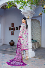 Hana MFDS-F4-HA-3P-09 Luxury Lawn Three Piece - MURASHE