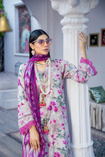 Hana MFDS-F4-HA-3P-09 Luxury Lawn Three Piece - MURASHE