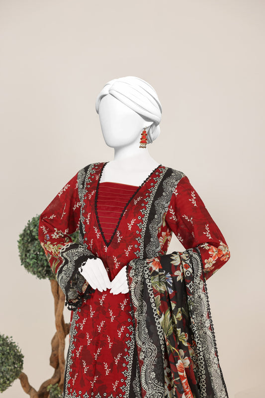 Virsa Doria Lawn 3 Piece Unstitched Suit by Murashe