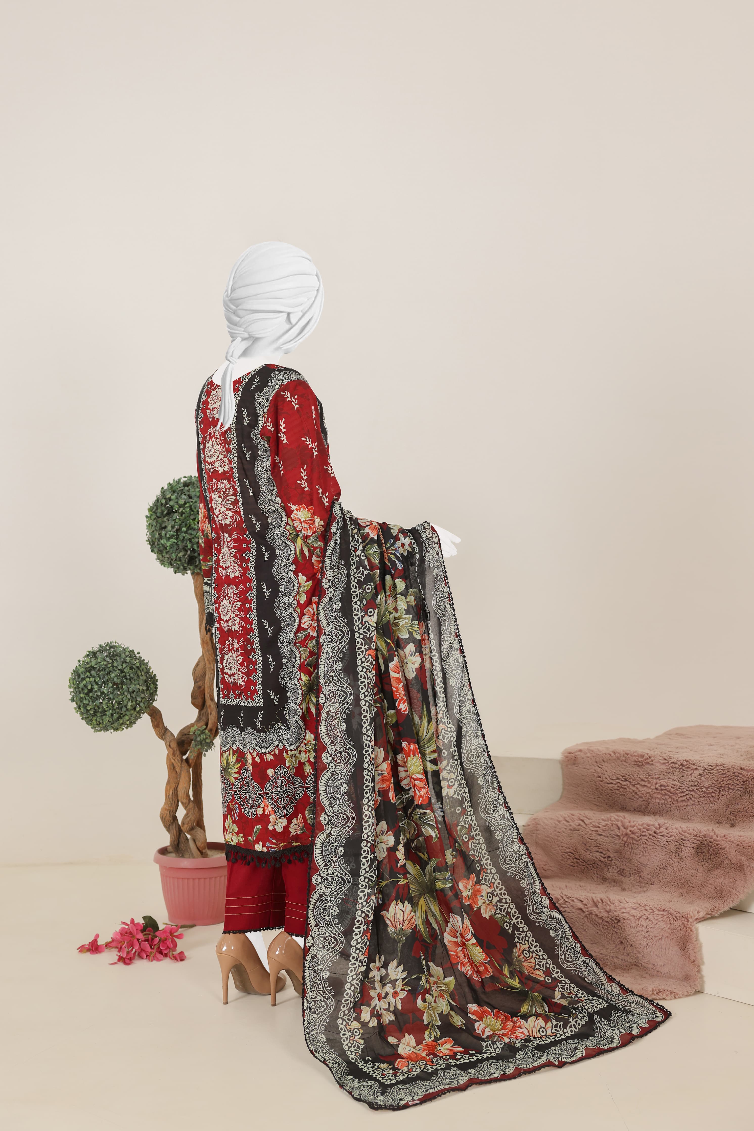 Virsa Doria Lawn 3 Piece Unstitched Suit by Murashe