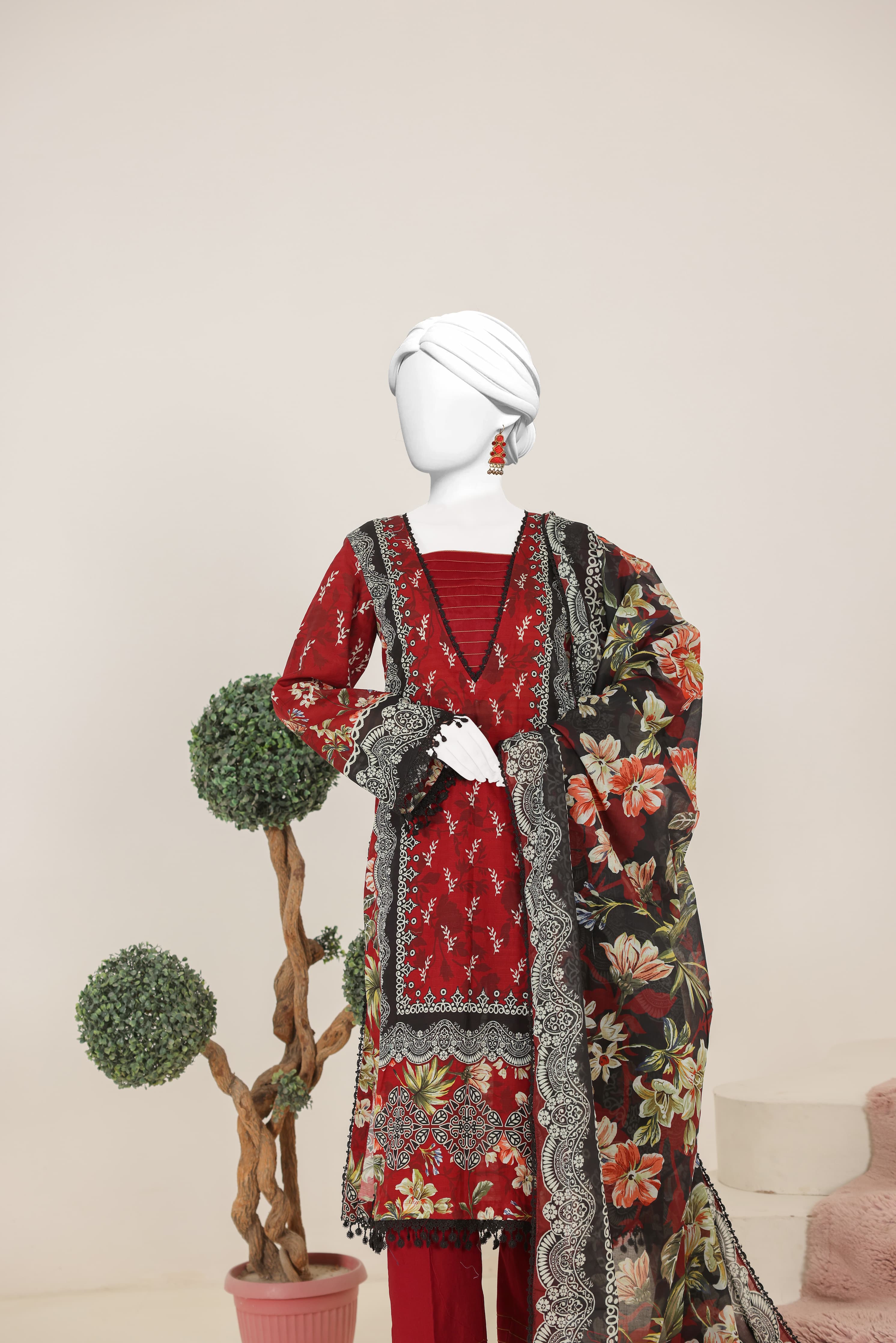 Virsa Doria Lawn 3 Piece Unstitched Suit by Murashe