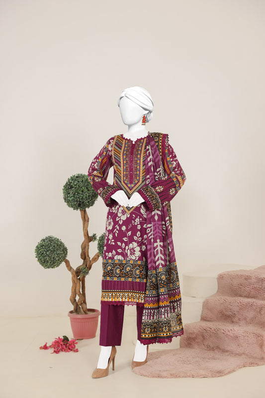 Virsa Doria Lawn 3 Piece Unstitched Suit by Murashe
