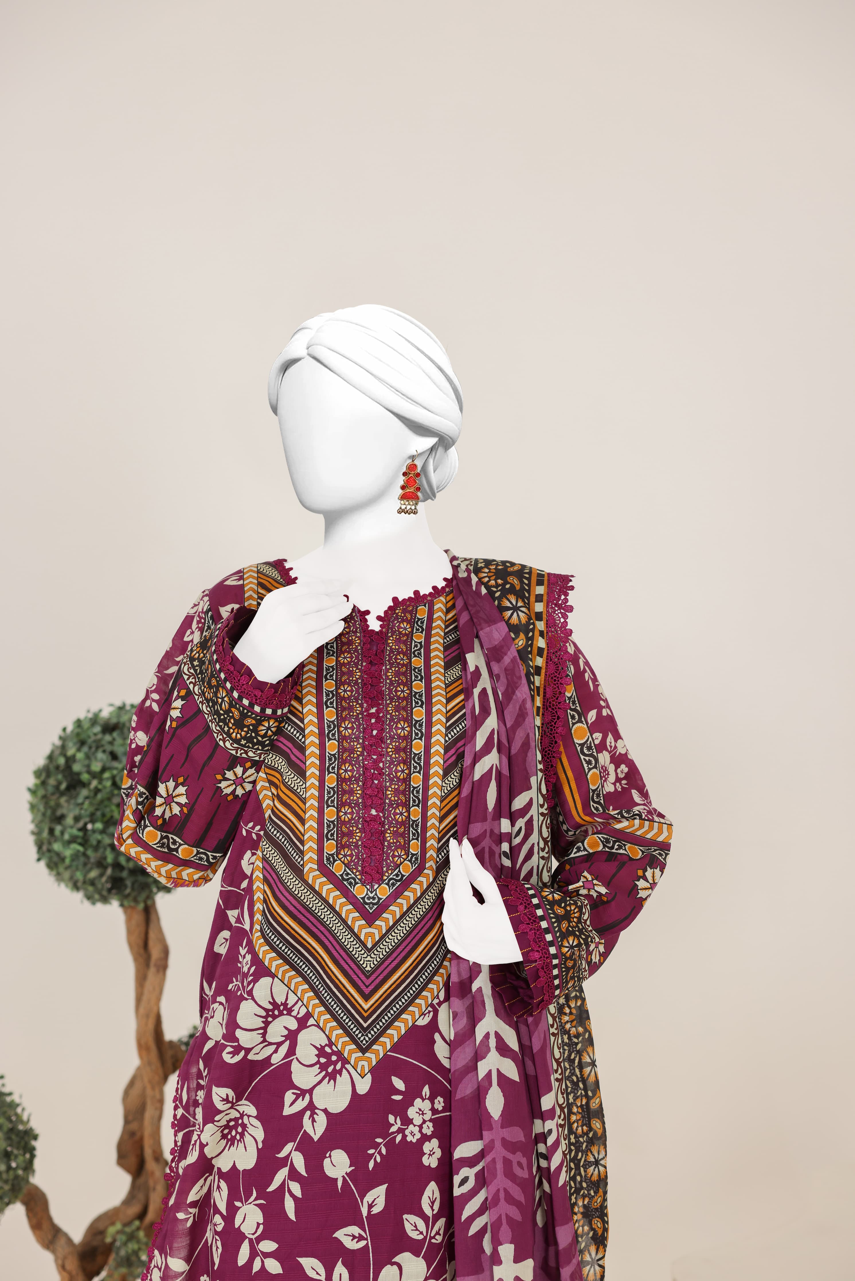 Virsa Doria Lawn 3 Piece Unstitched Suit by Murashe