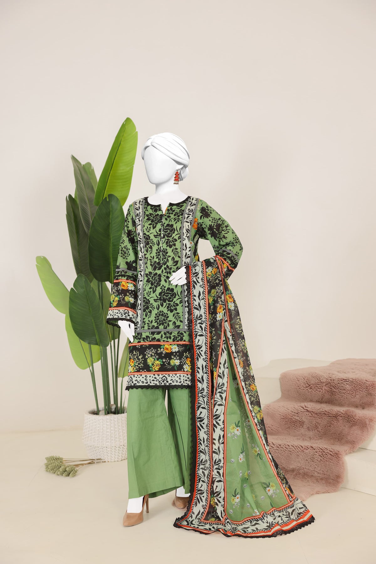 Virsa Doria Lawn 3 Piece Unstitched Suit by Murashe