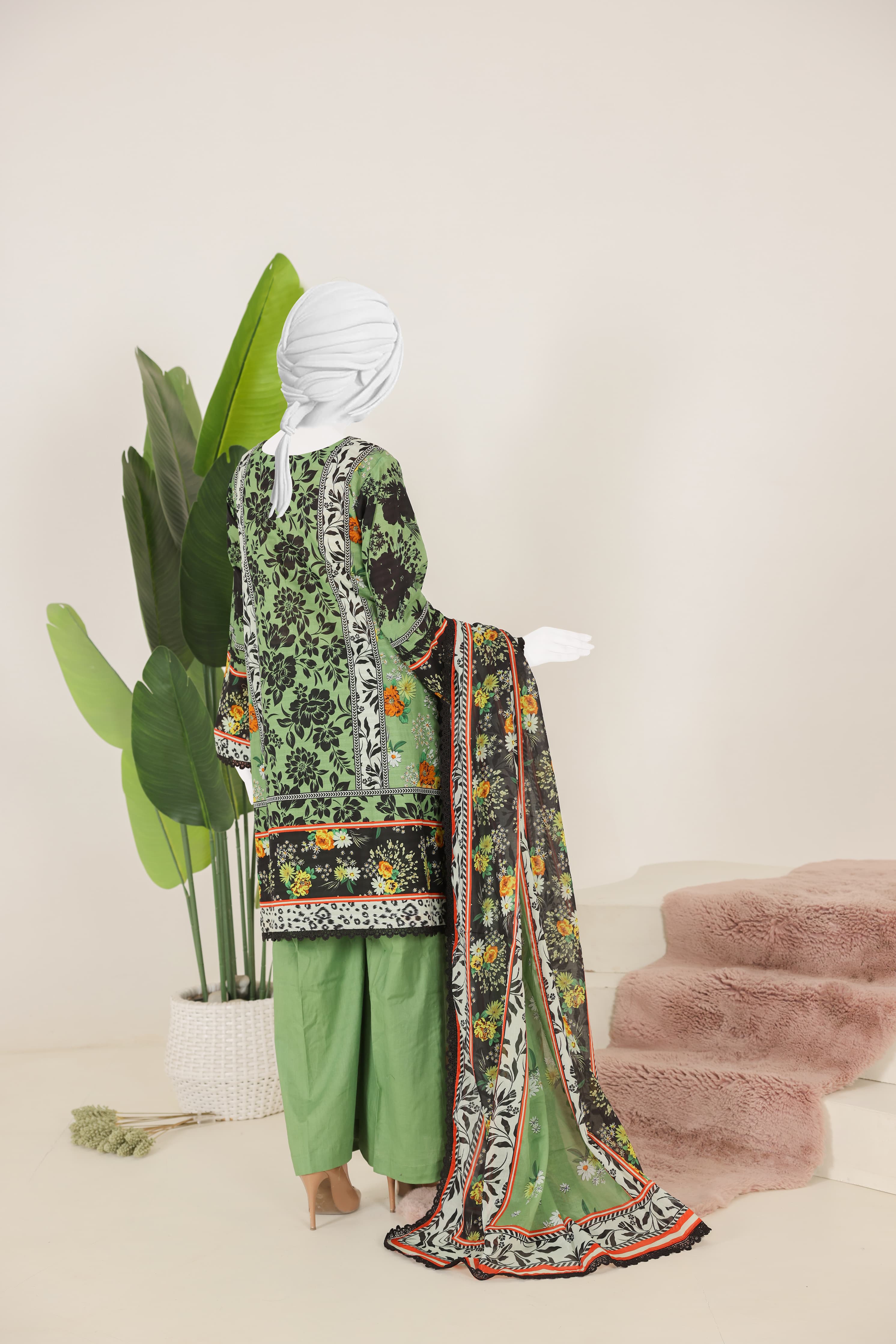 Virsa Doria Lawn 3 Piece Unstitched Suit by Murashe