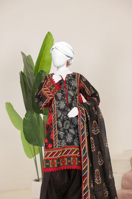 Murashe Virsa Doria Lawn D-06 digital print 3 piece unstitched suit 2026