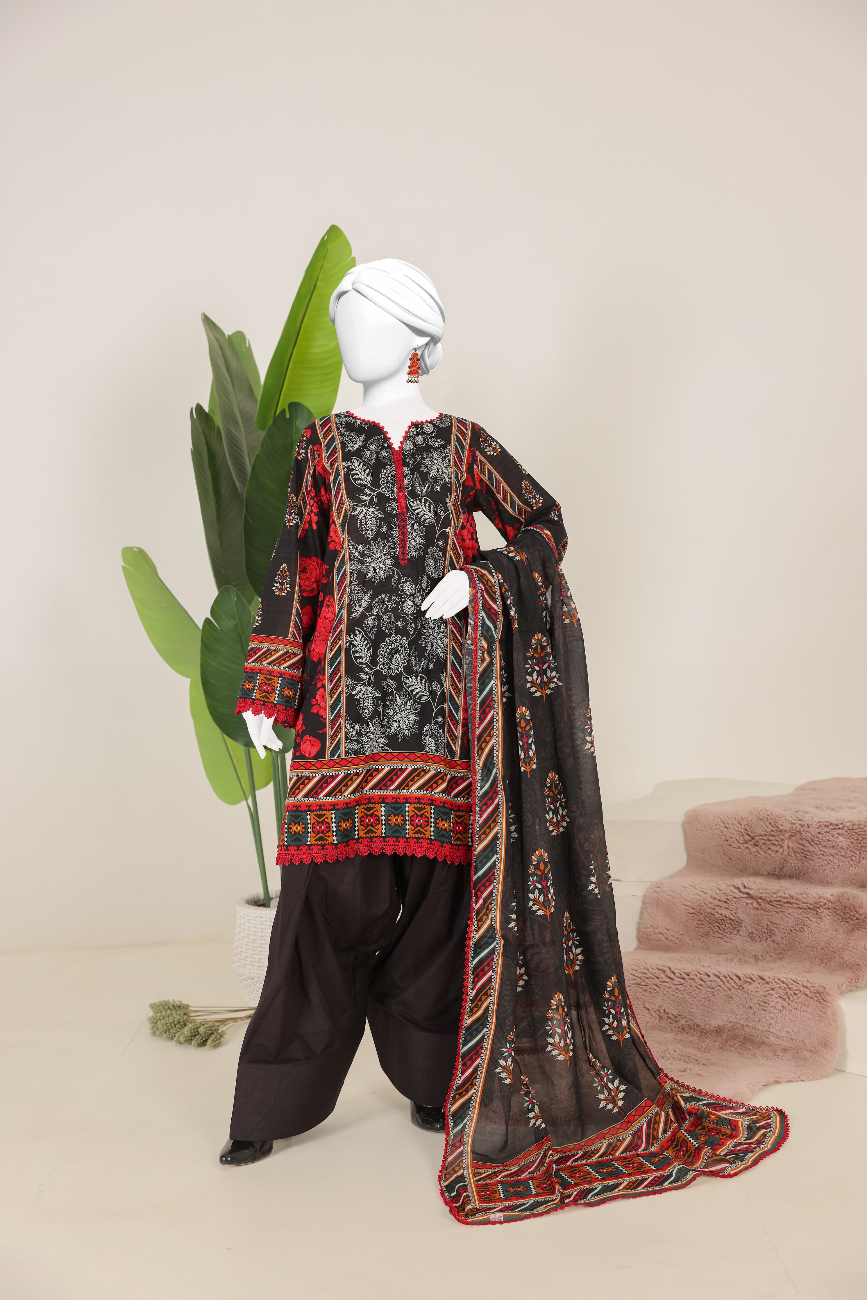 Virsa Doria Lawn 3 Piece Unstitched Suit by Murashe