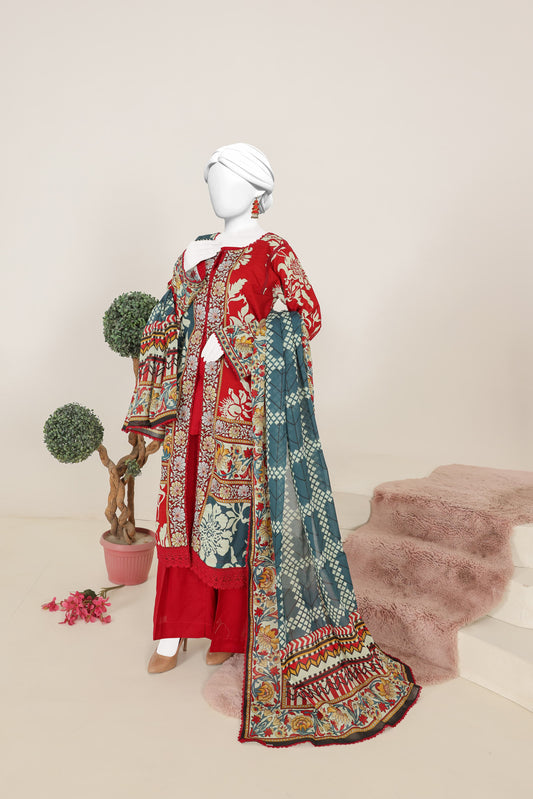 Virsa Doria Lawn 3 Piece Unstitched Suit by Murashe