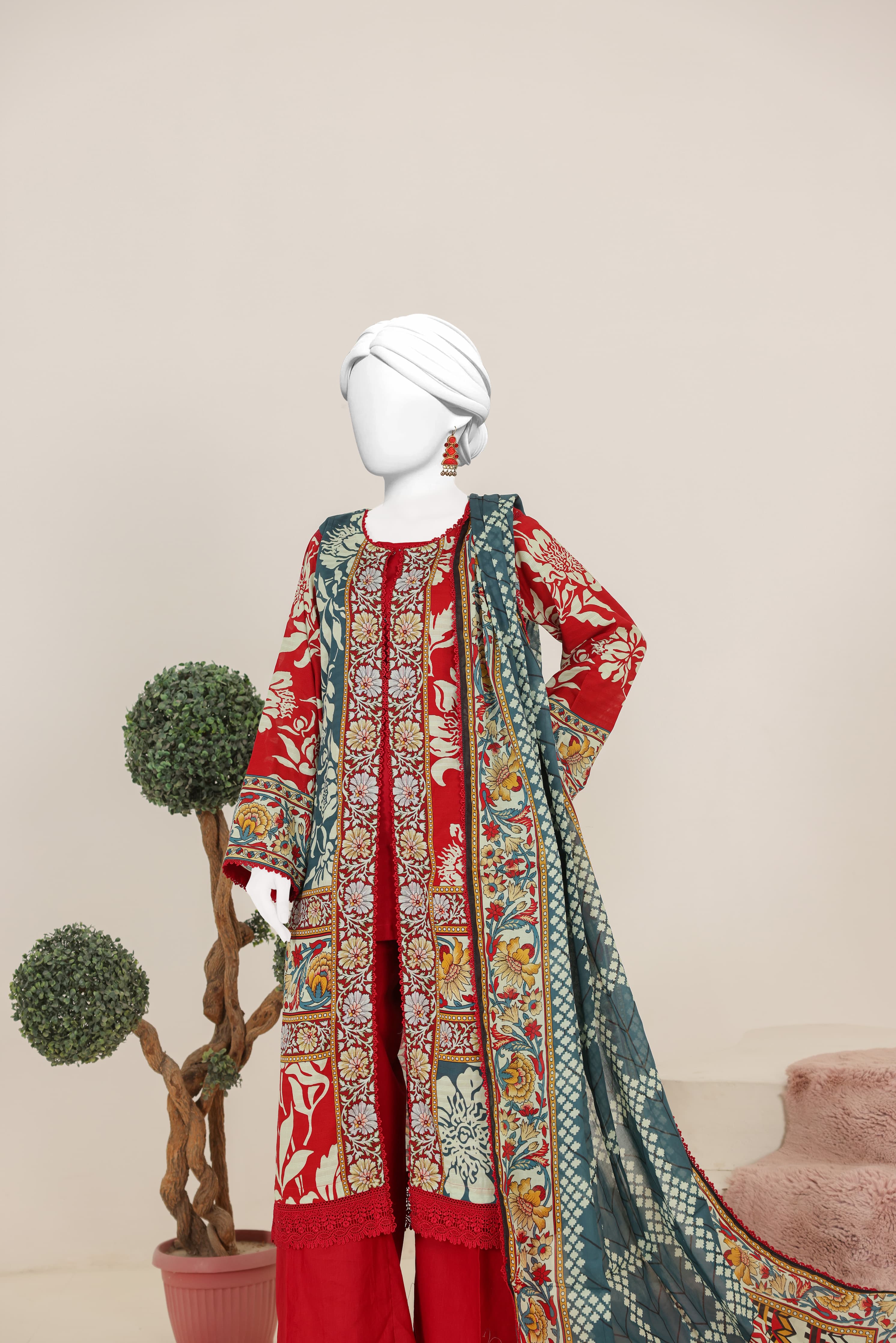 Virsa Doria Lawn 3 Piece Unstitched Suit by Murashe