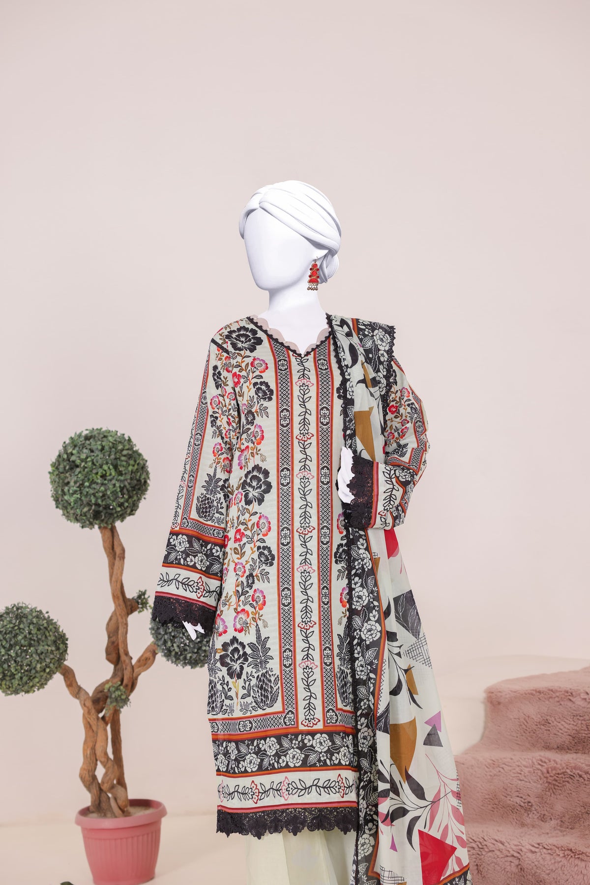 Virsa Doria Lawn 3 Piece Unstitched Suit by Murashe