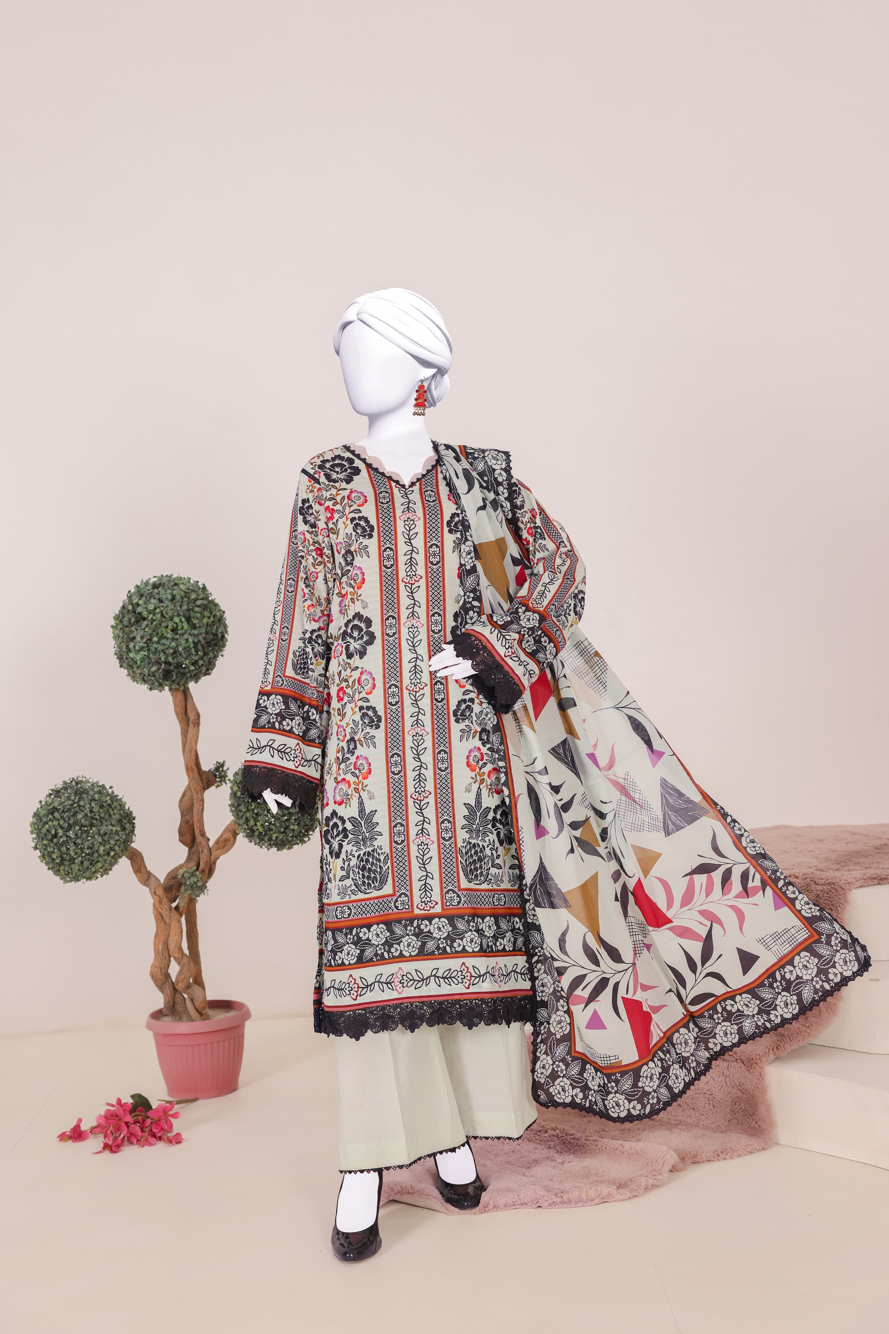 Virsa Doria Lawn 3 Piece Unstitched Suit by Murashe