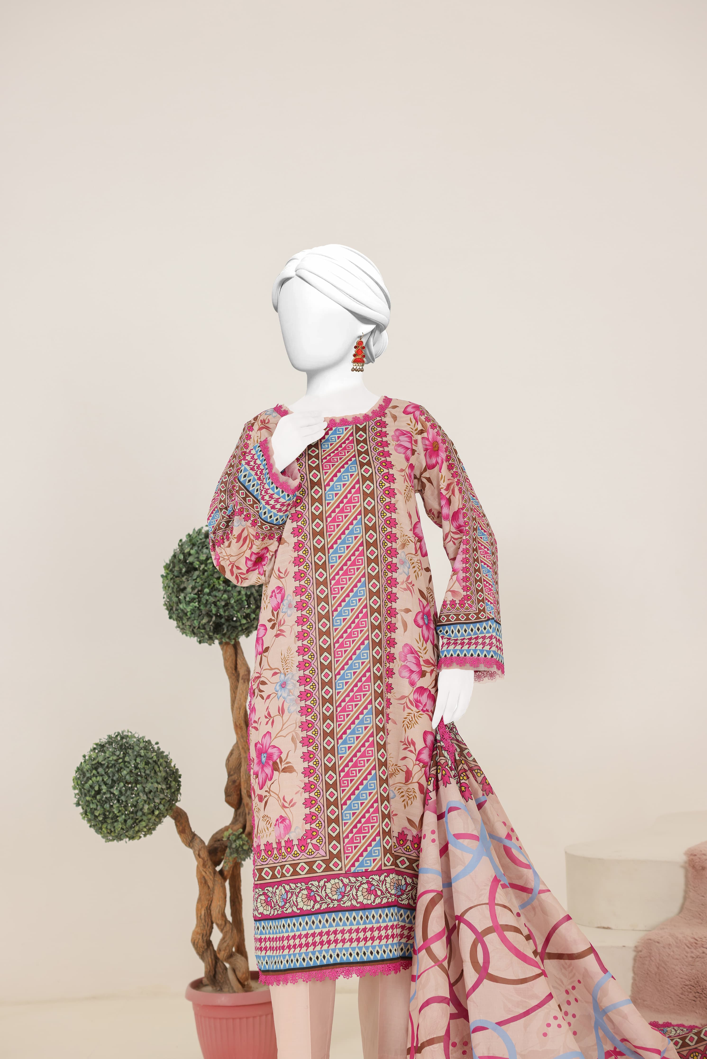 Virsa Doria Lawn 3 Piece Unstitched Suit by Murashe