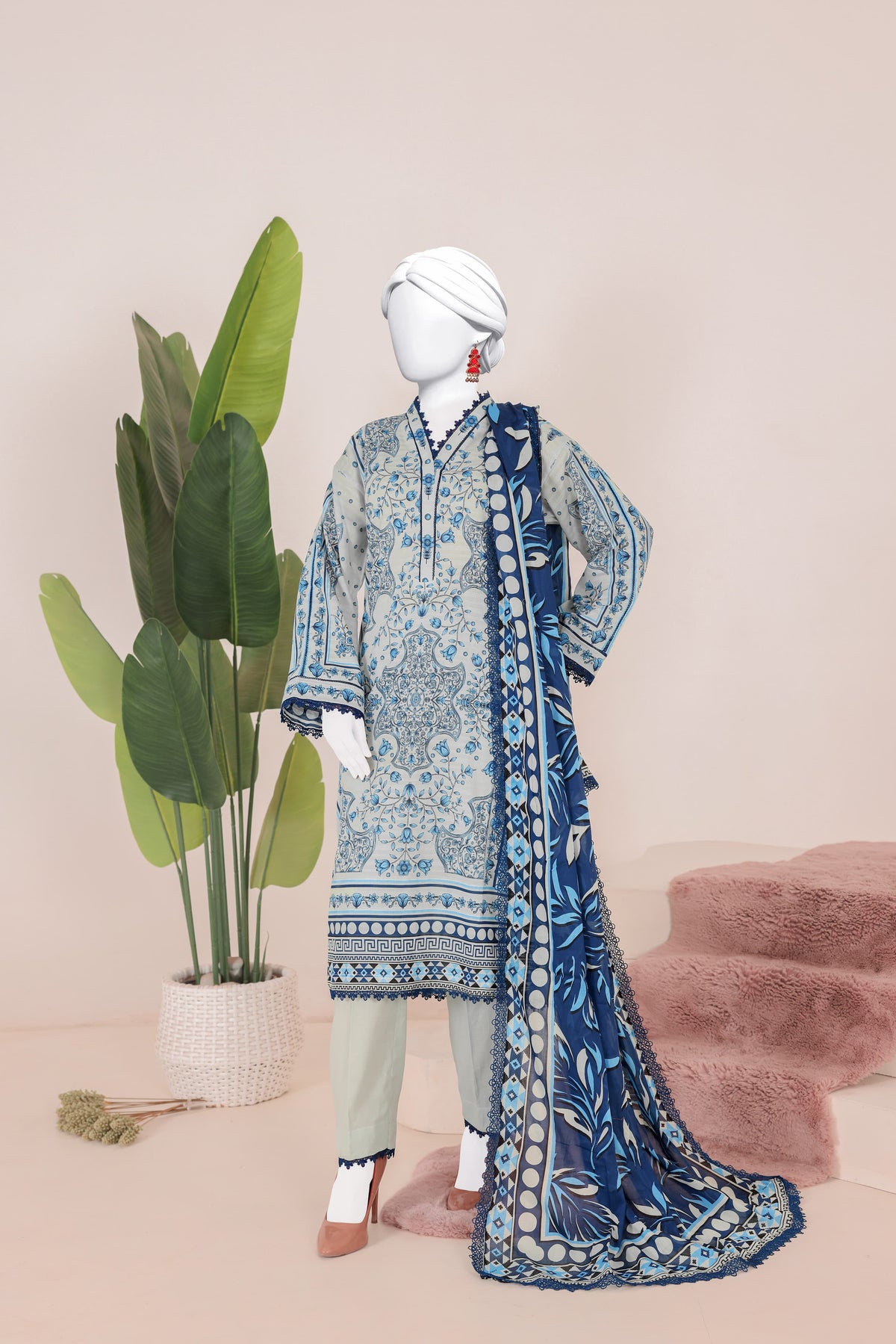 Virsa Doria Lawn 3 Piece Unstitched Suit by Murashe
