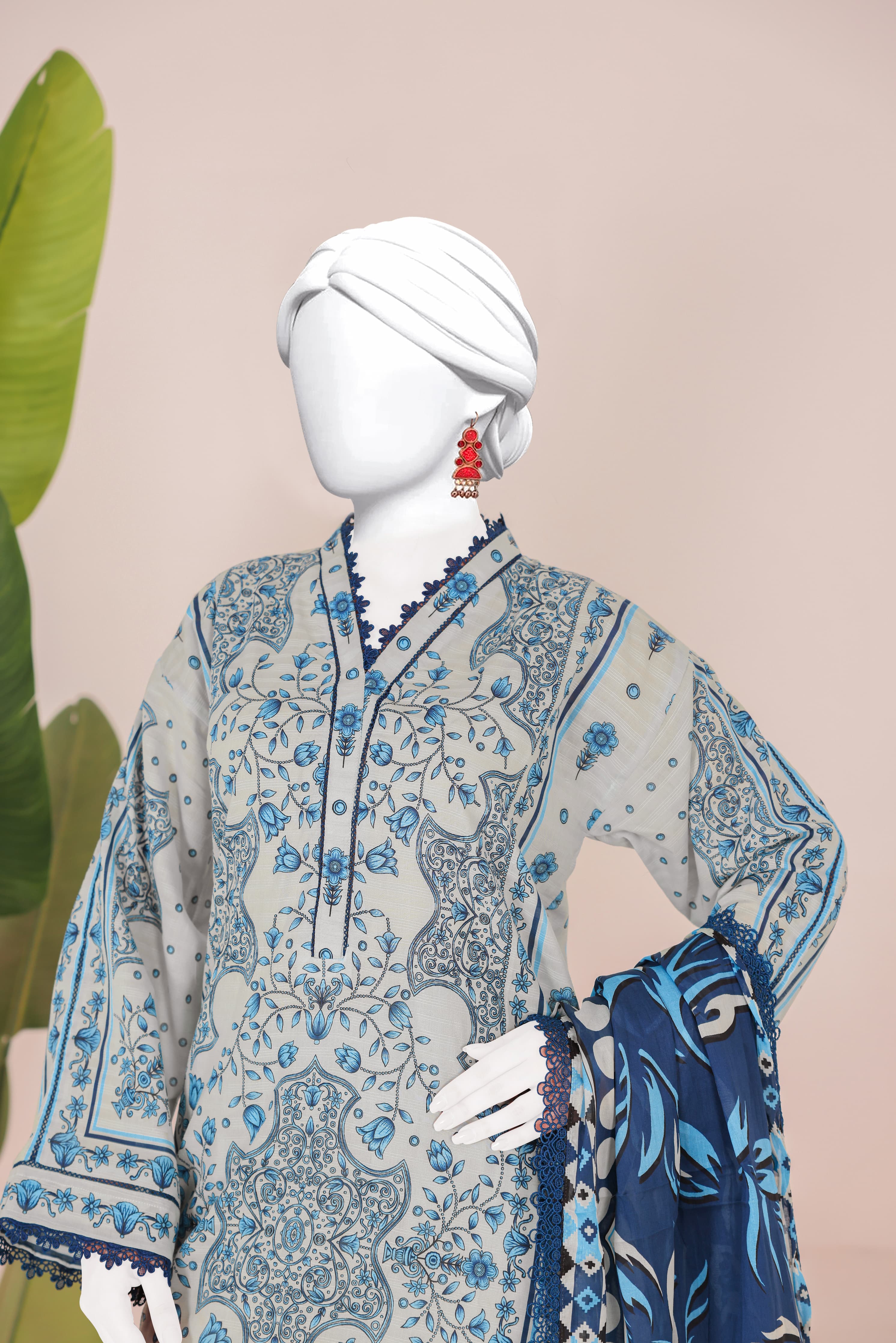 Virsa Doria Lawn 3 Piece Unstitched Suit by Murashe