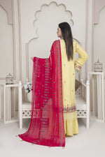 Vital V2 Luxury Embroidered Lawn MFD-23-V2-02 - Yellow - MURASHE