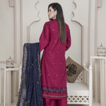 Vital V2 Luxury Embroidered Lawn MFD-23-V2-04 - Red - MURASHE