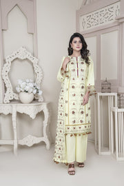 Vital V2 Luxury Embroidered Lawn MFD-23-V2-06 - Cream - MURASHE