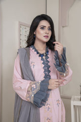 Vital V2 Luxury Embroidered Lawn MFD-23-V2-09 - Pink