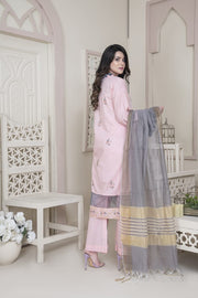 Vital V2 Luxury Embroidered Lawn MFD-23-V2-09 - Pink - MURASHE