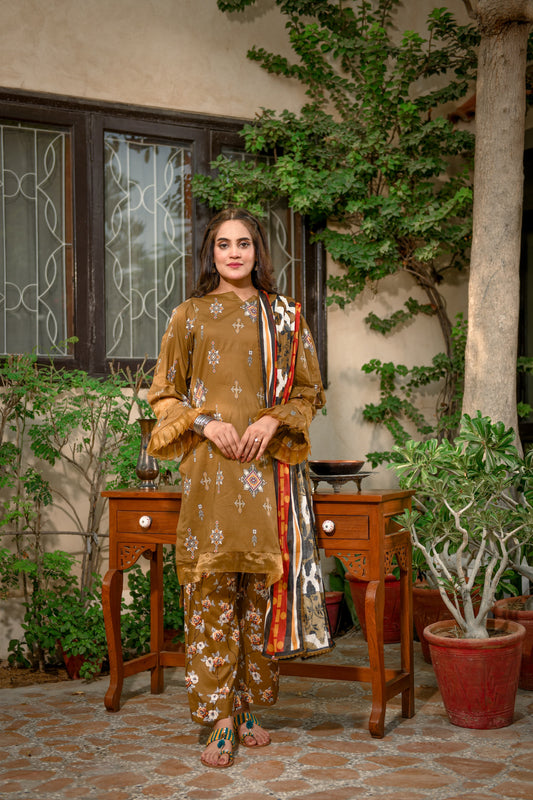 Zimal Luxury 3 Piece Suit D-11