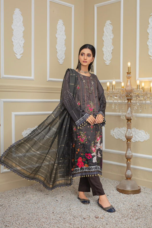 IPEK - MFD-22-VS1 - Viscose Embroidered 3 Pc