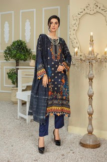 IPEK - MFD-22-VS4 - Viscose Embroidered 3 Pc