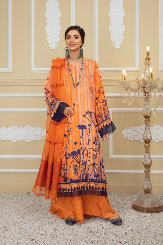 IPEK - MFD-22-VS5 - Viscose Embroidered 3 Pc