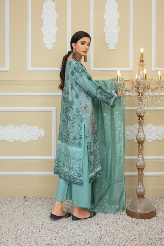 IPEK - MFD-22-VS10 - Viscose Embroidered 3 Pc