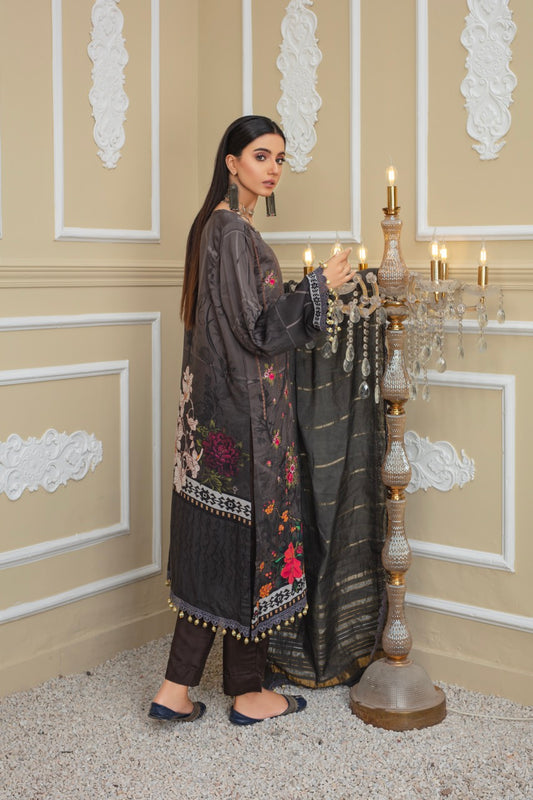 IPEK - MFD-22-VS1 - Viscose Embroidered 3 Pc